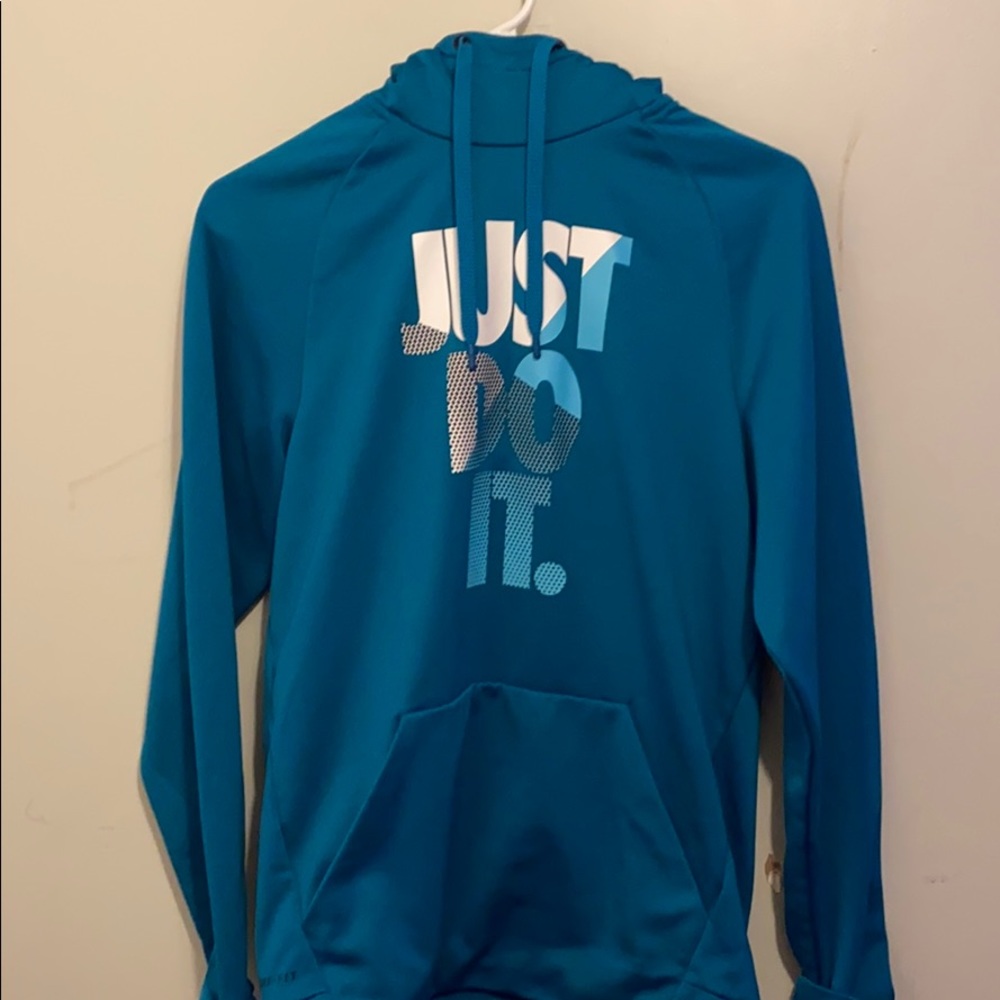 Blue Nike sweatshirt